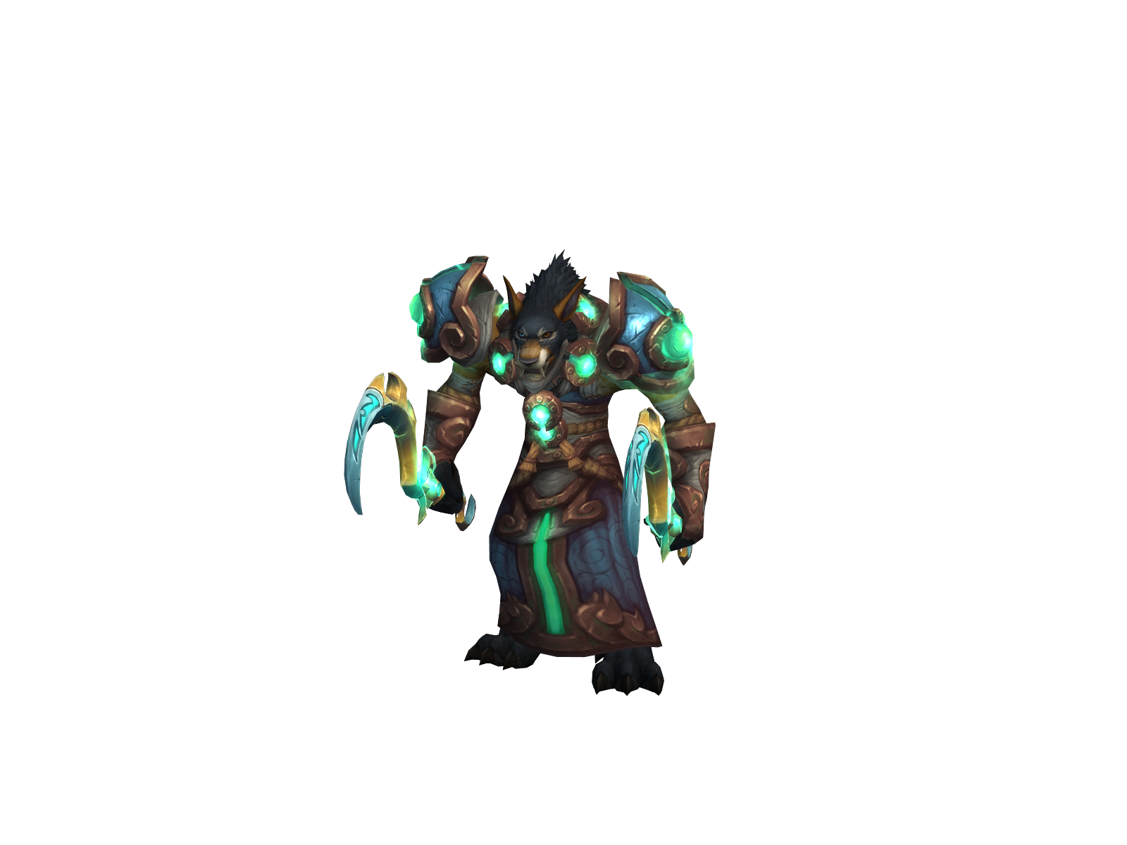 Houndrix 3D character render