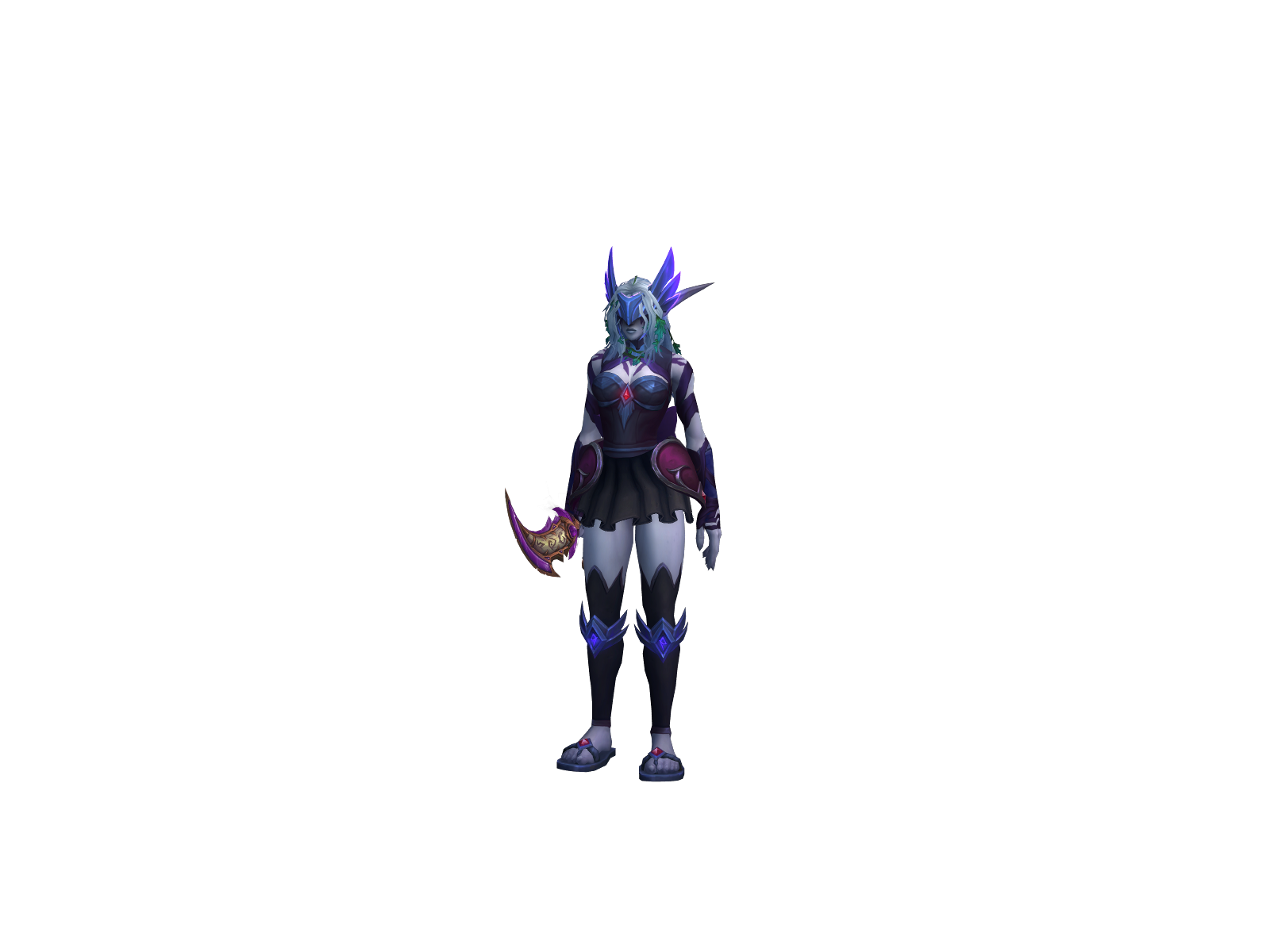Lyralunara 3D character render