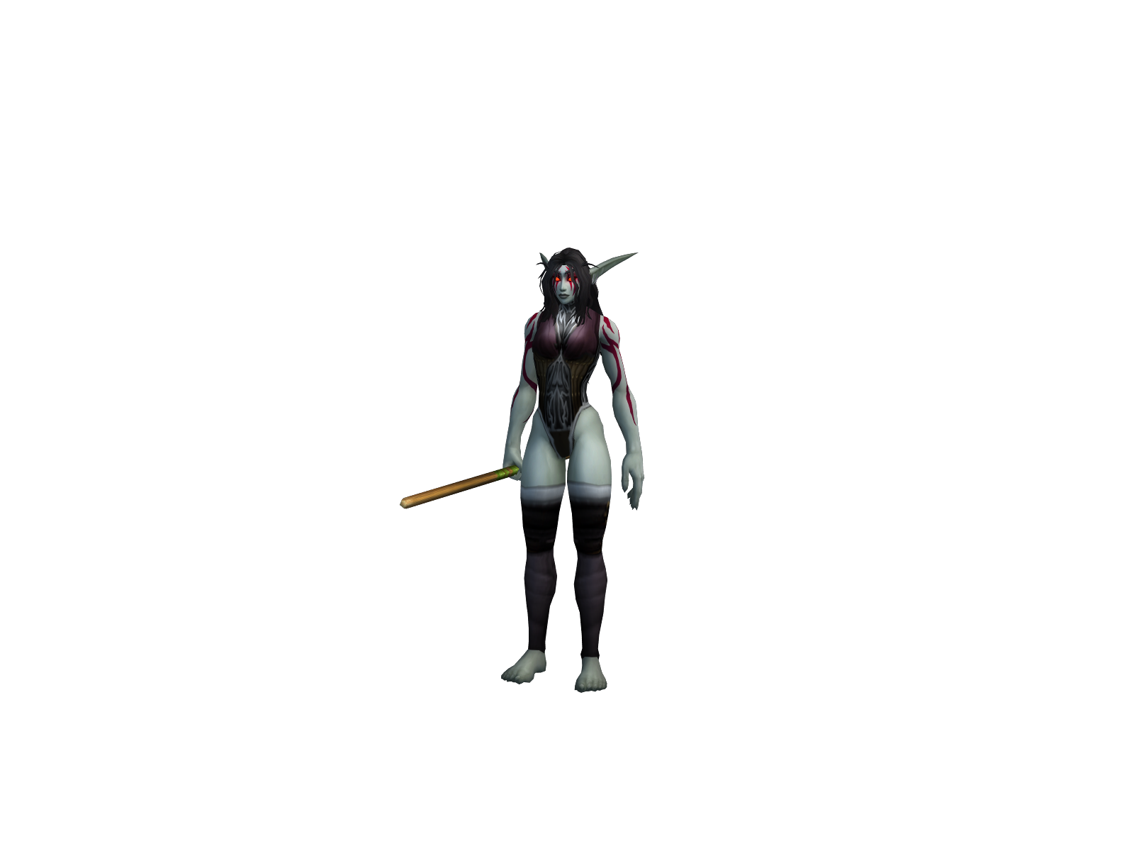 Lunagoth 3D character render