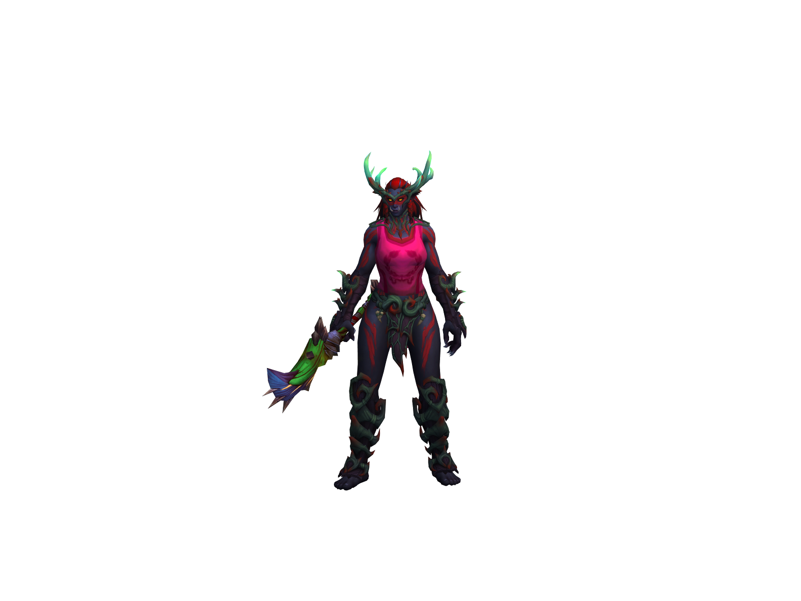 Zharame 3D character render