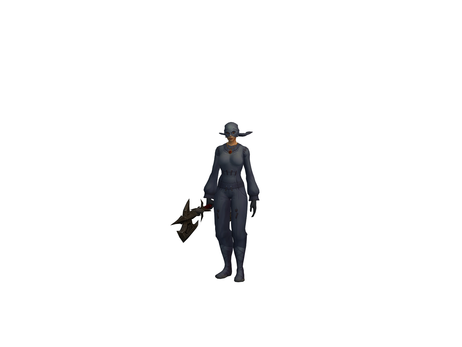 Mojoejoejoe 3D character render