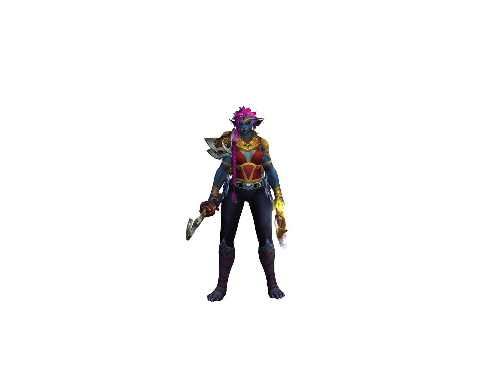 Hrathi 3D character render