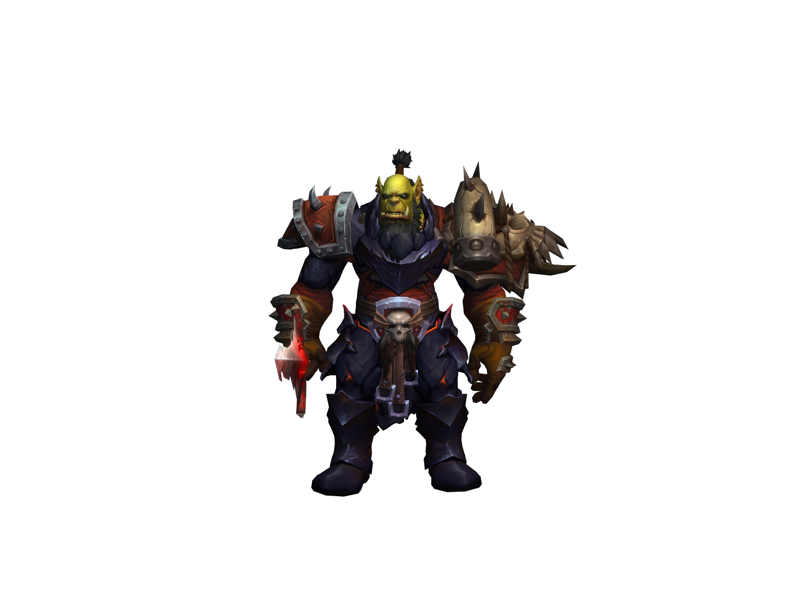 Goretooth 3D character render