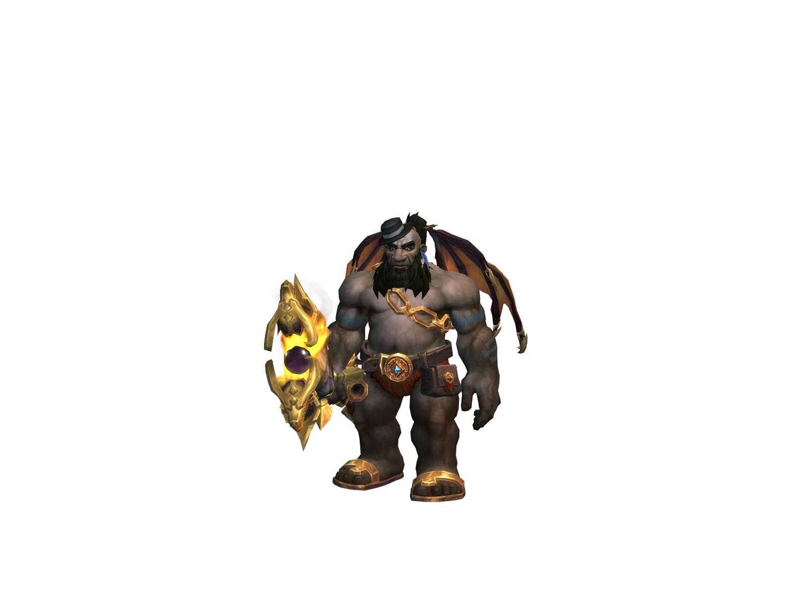 Onafets 3D character render