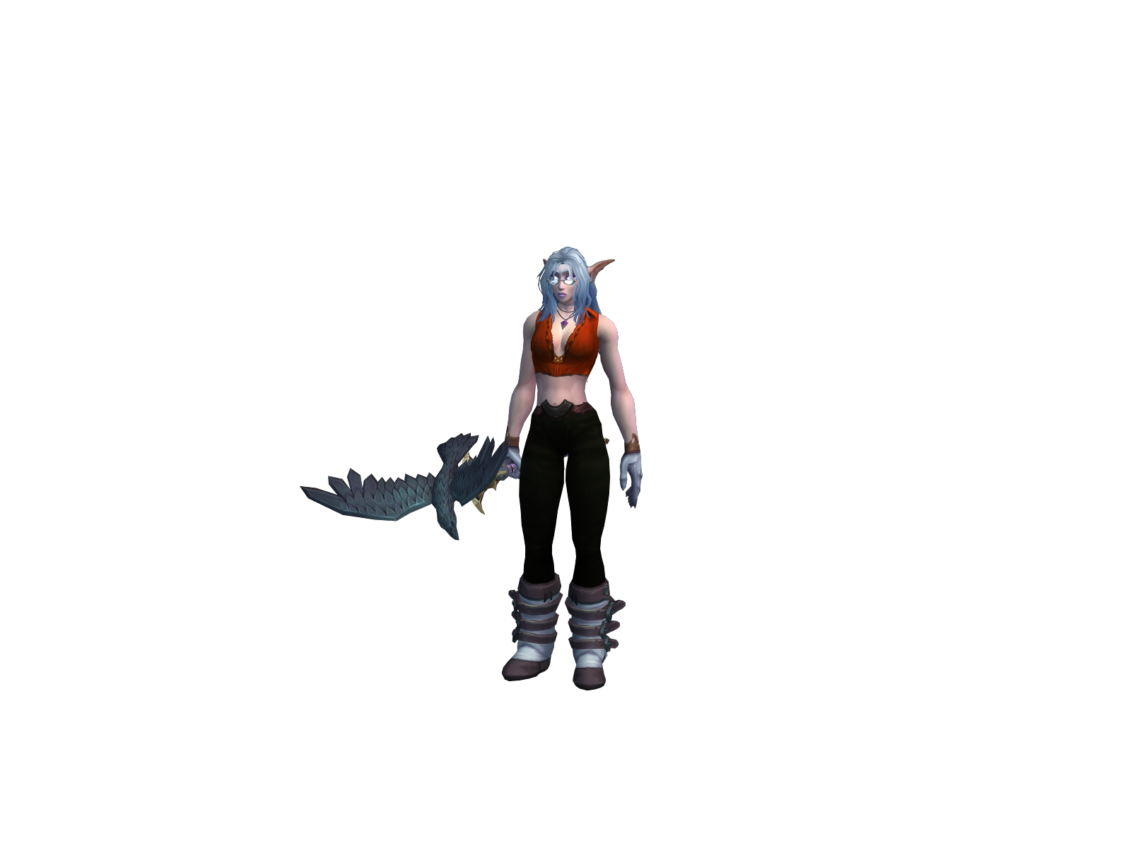 Betharua 3D character render