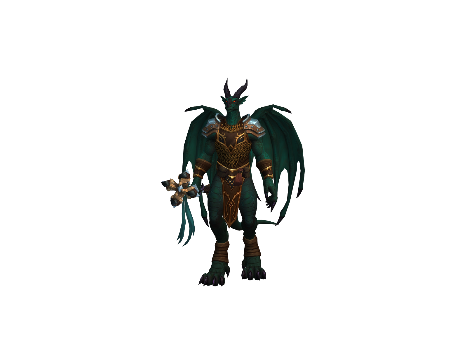 Drakonum 3D character render
