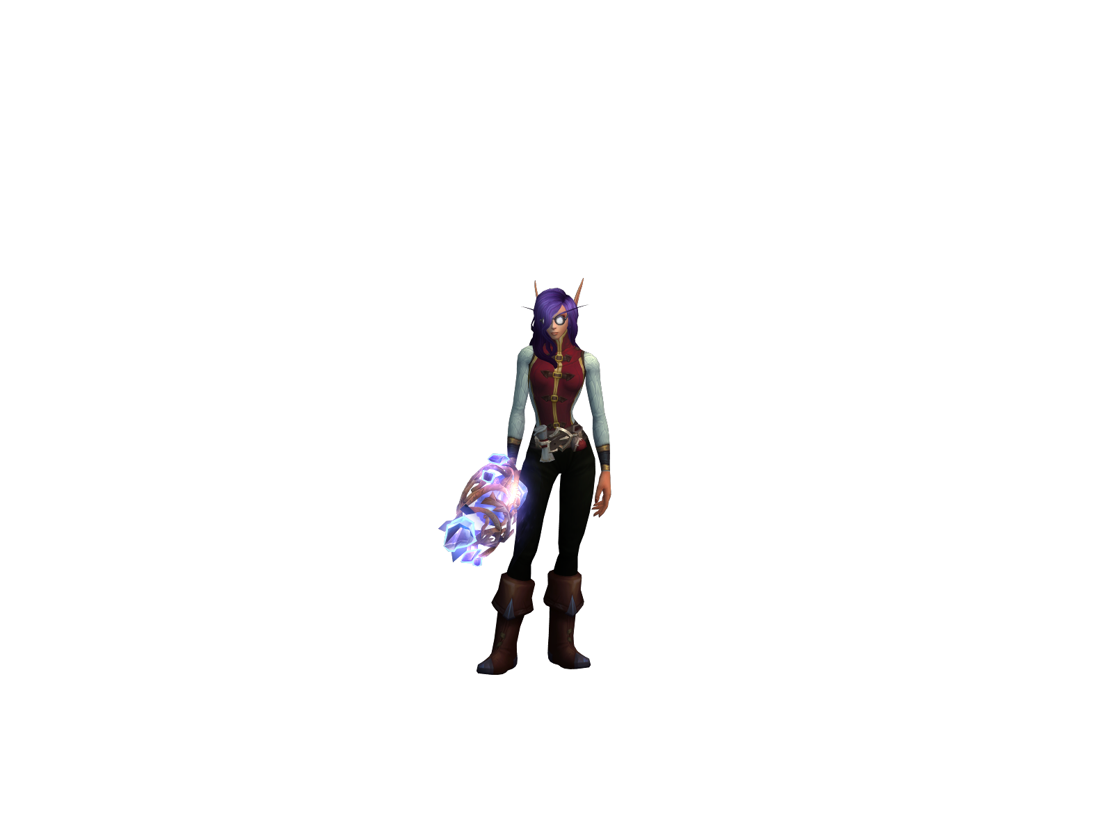 Nicky 3D character render