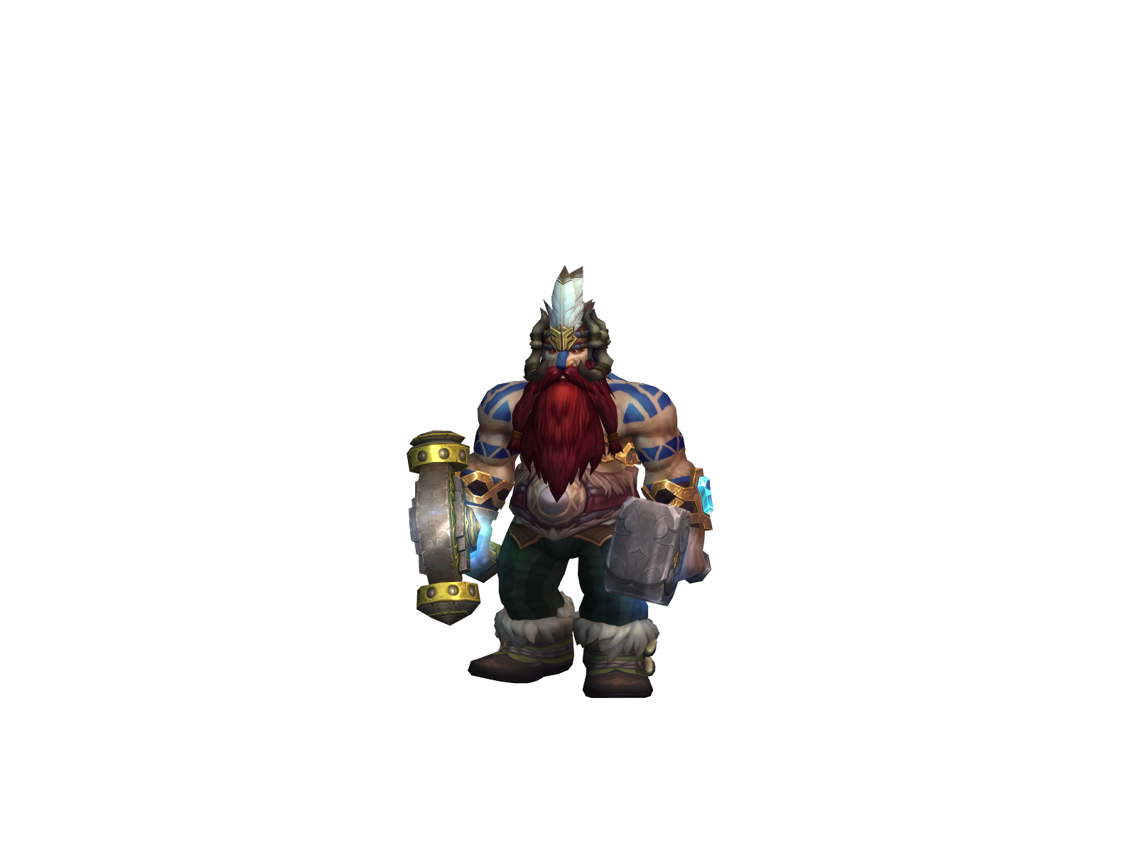 Brochnar 3D character render