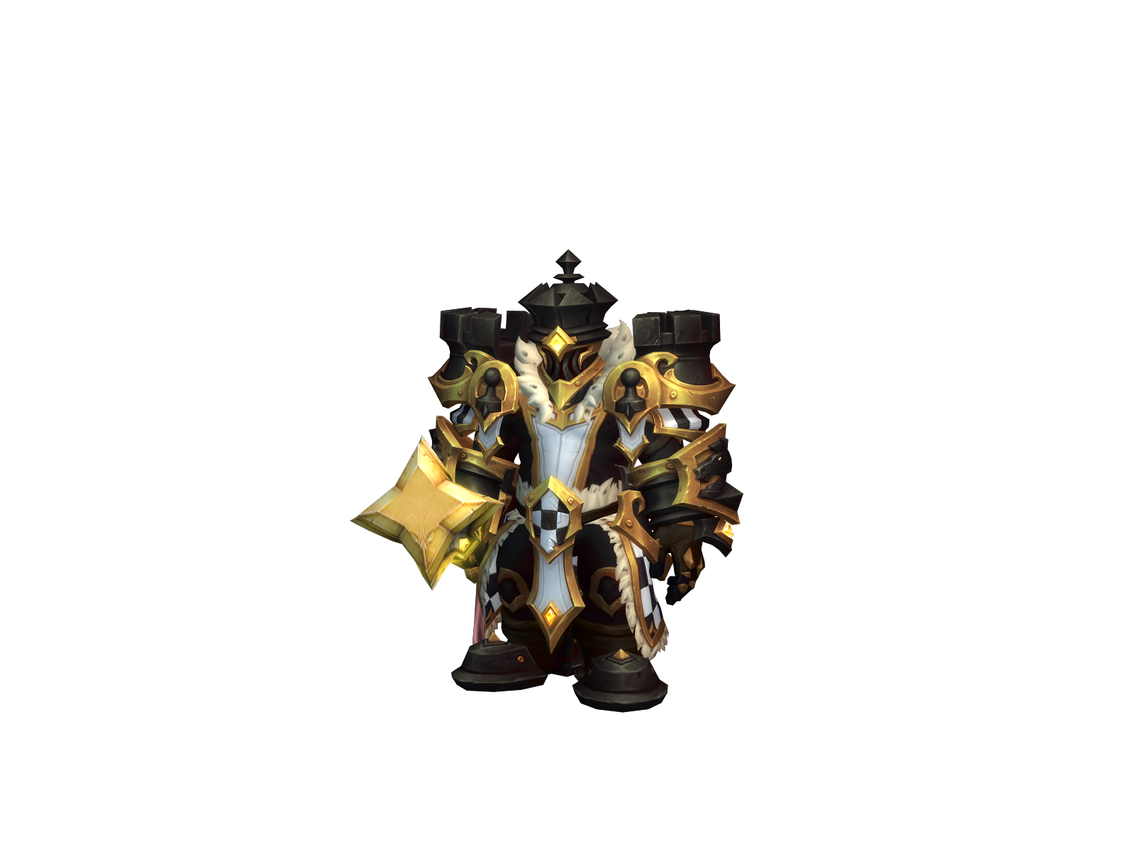 Restowarrior 3D character render