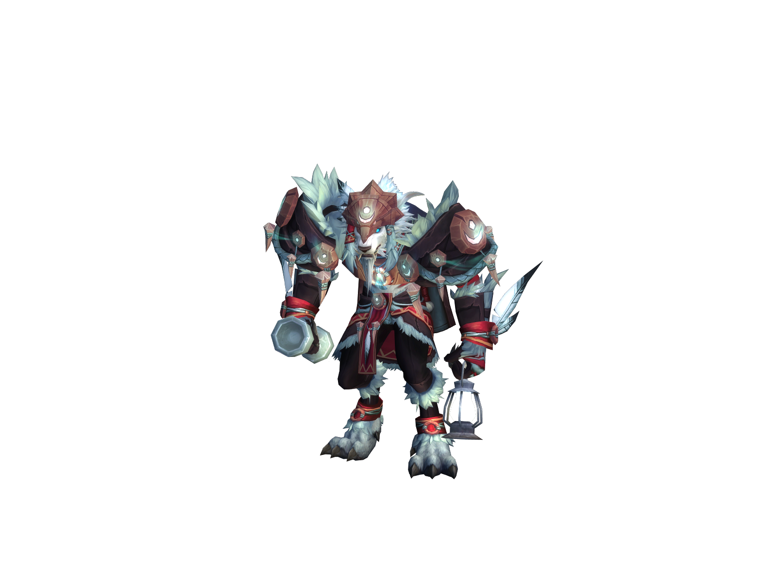 Racfu 3D character render