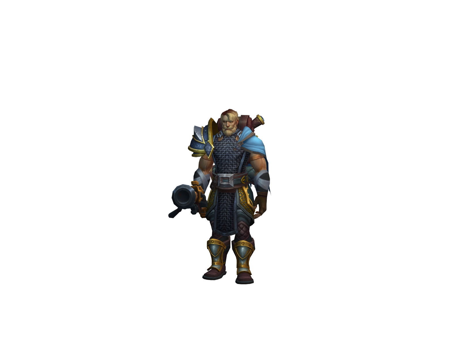 Aldô 3D character render