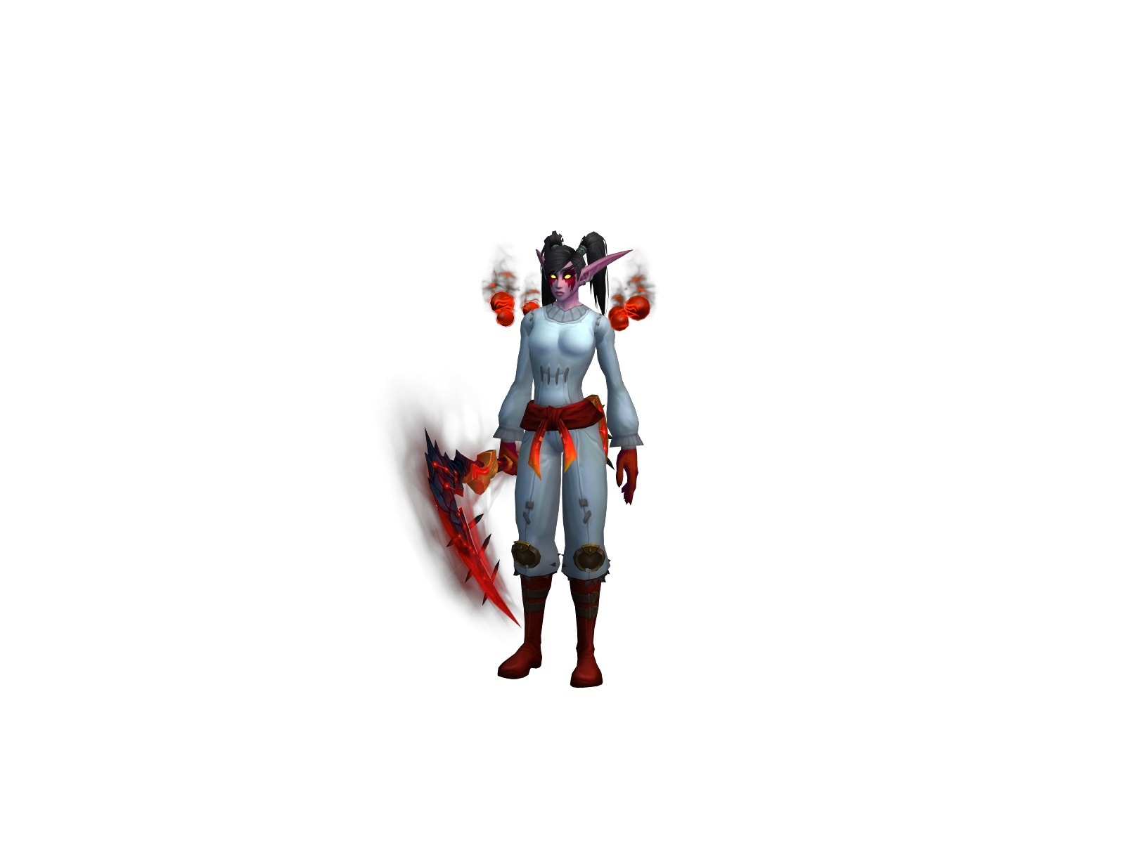 Waaga 3D character render
