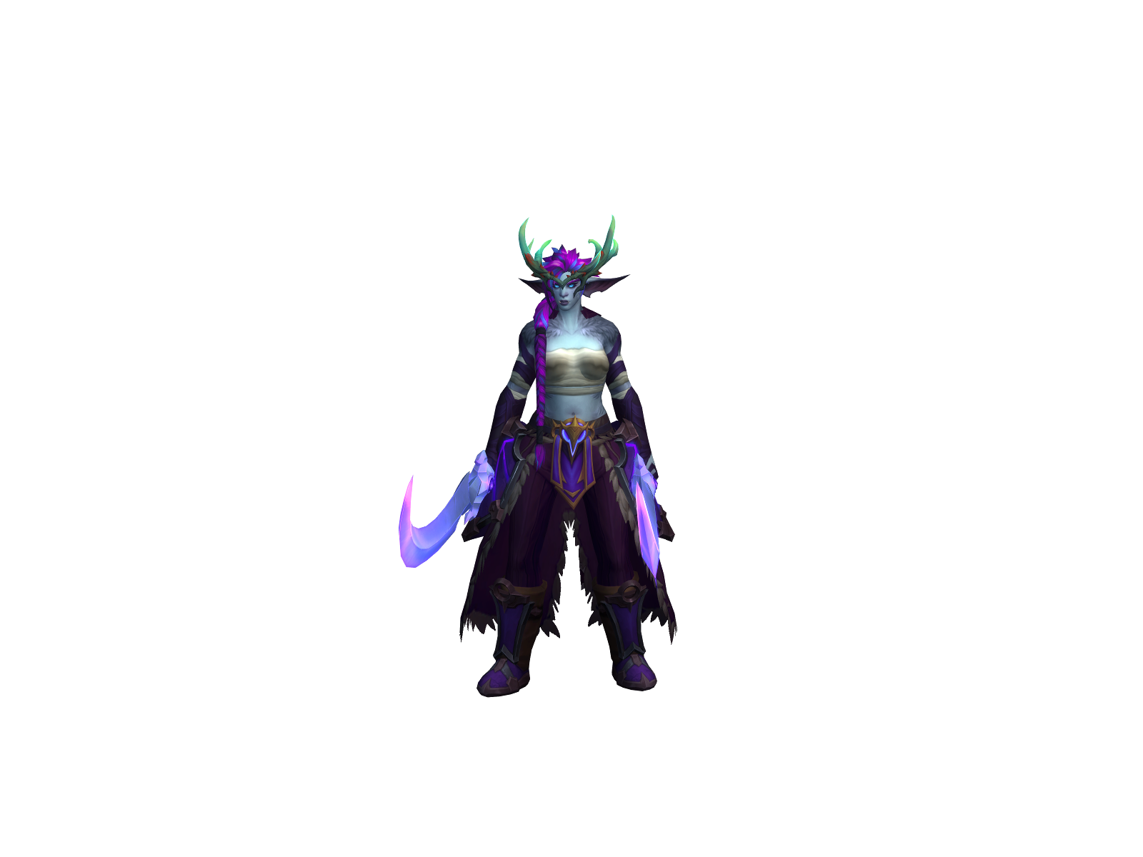Amene 3D character render