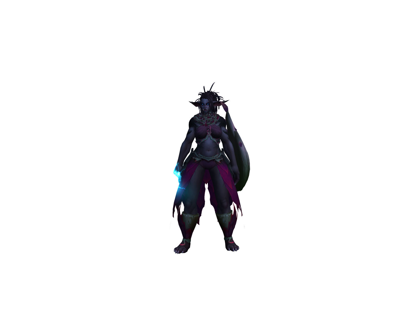 Yrula 3D character render