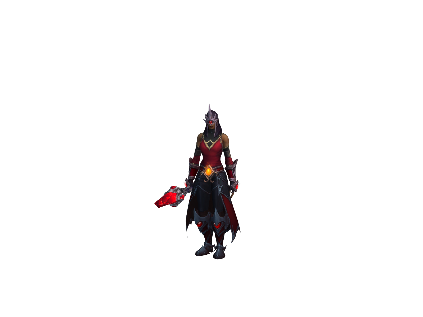 Blackpríor 3D character render