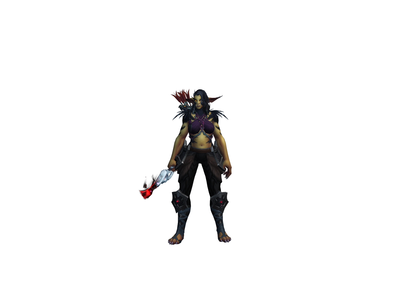 Hisska 3D character render