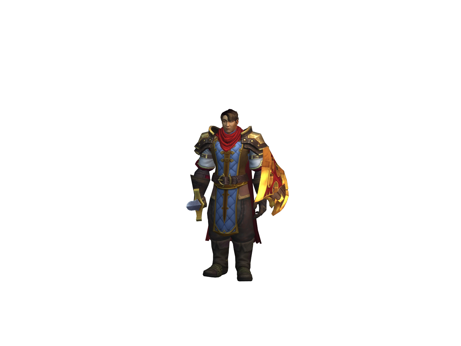 Robinesque 3D character render