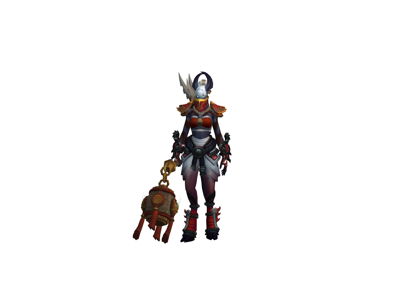 Fryfryfry 3D character render