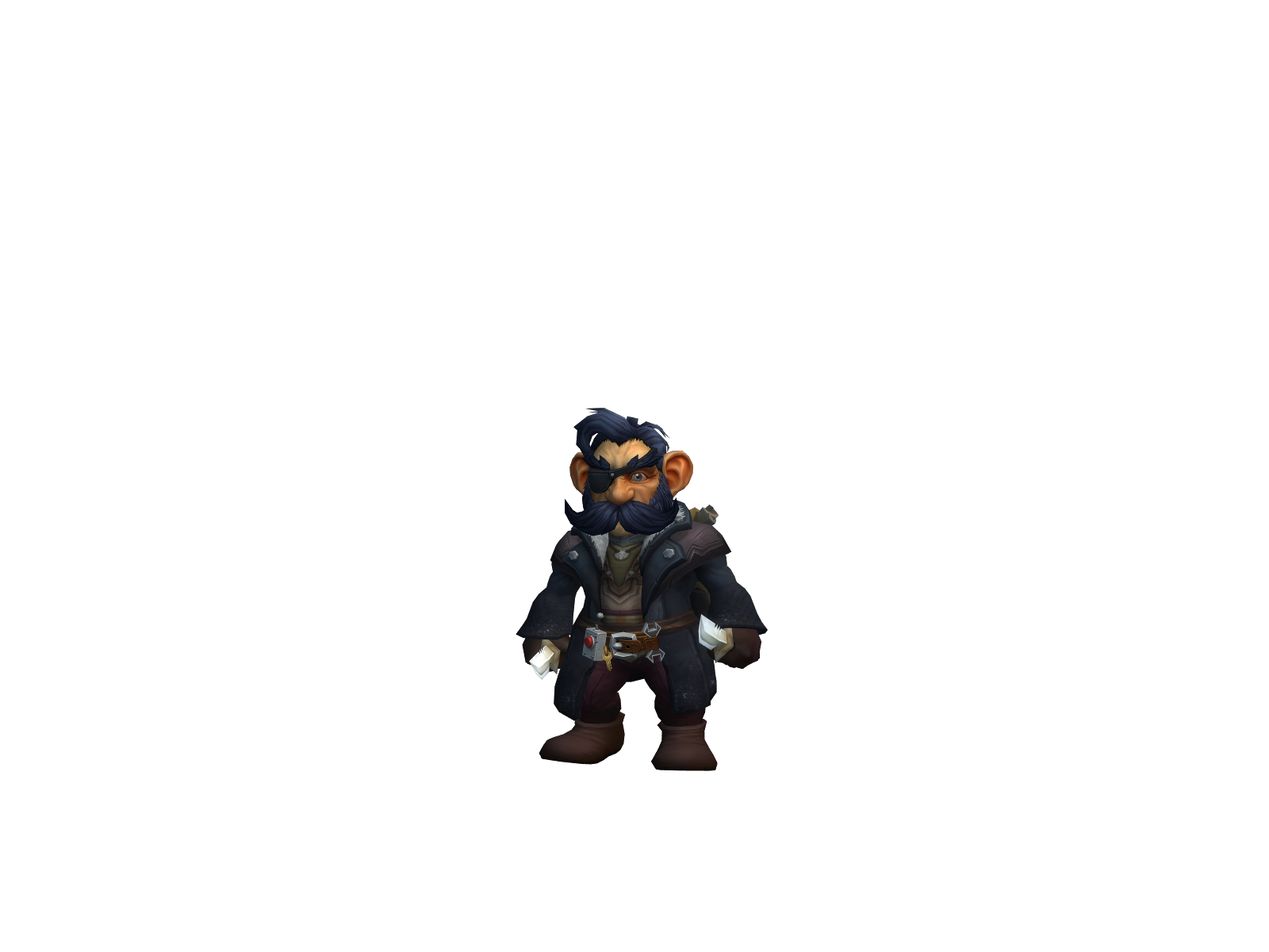 Dilinger 3D character render