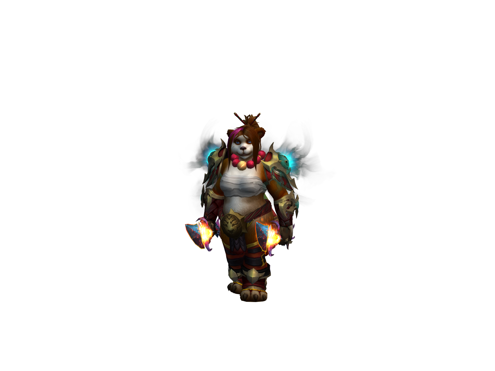 Snowfoux 3D character render
