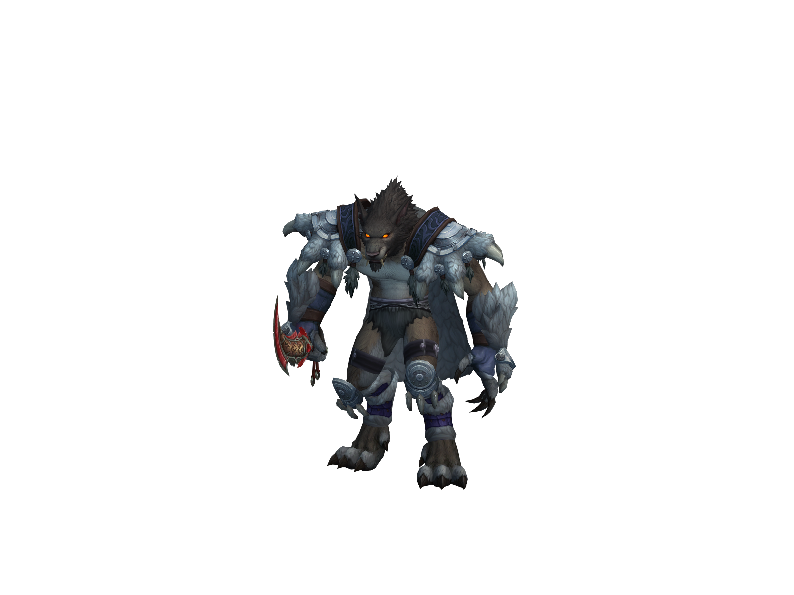 Vahrok 3D character render