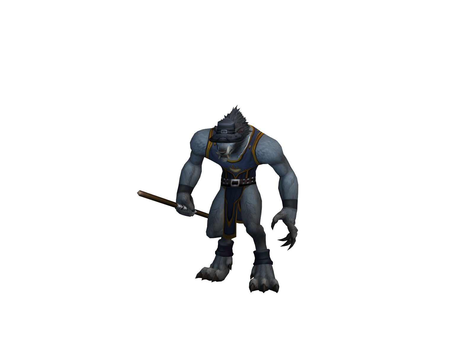Raichuu 3D character render