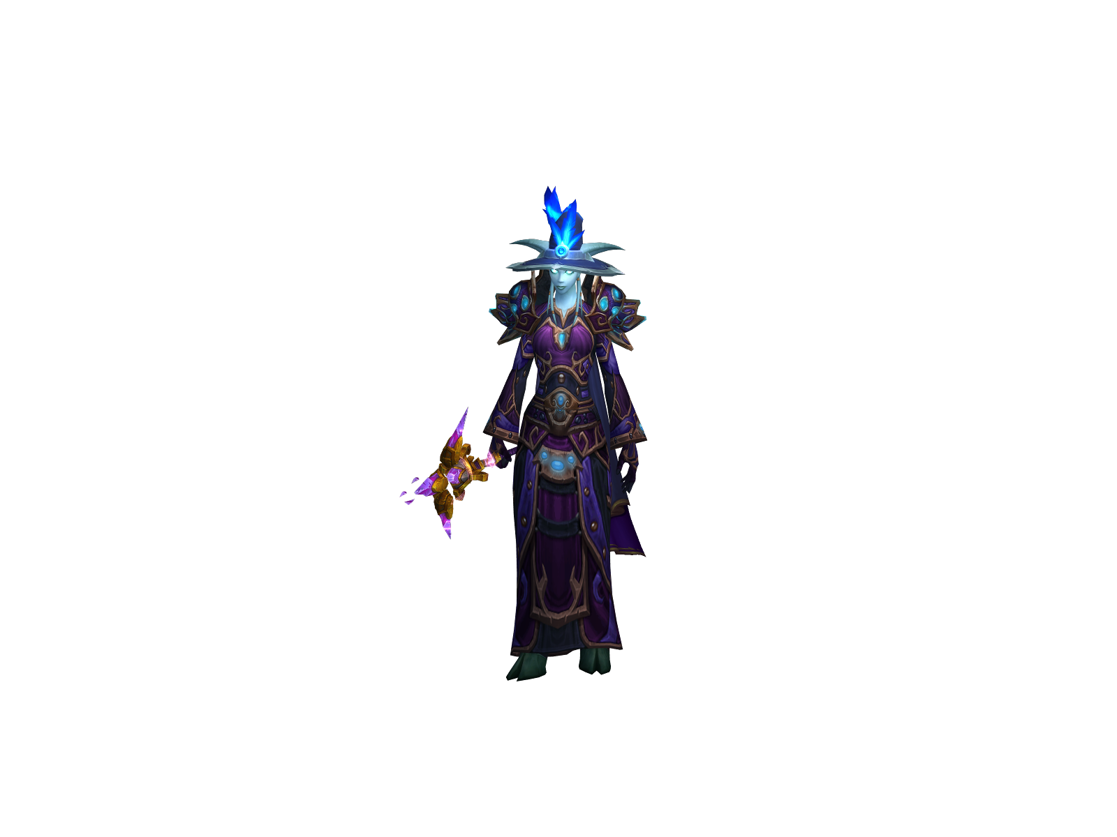 Icedveins 3D character render