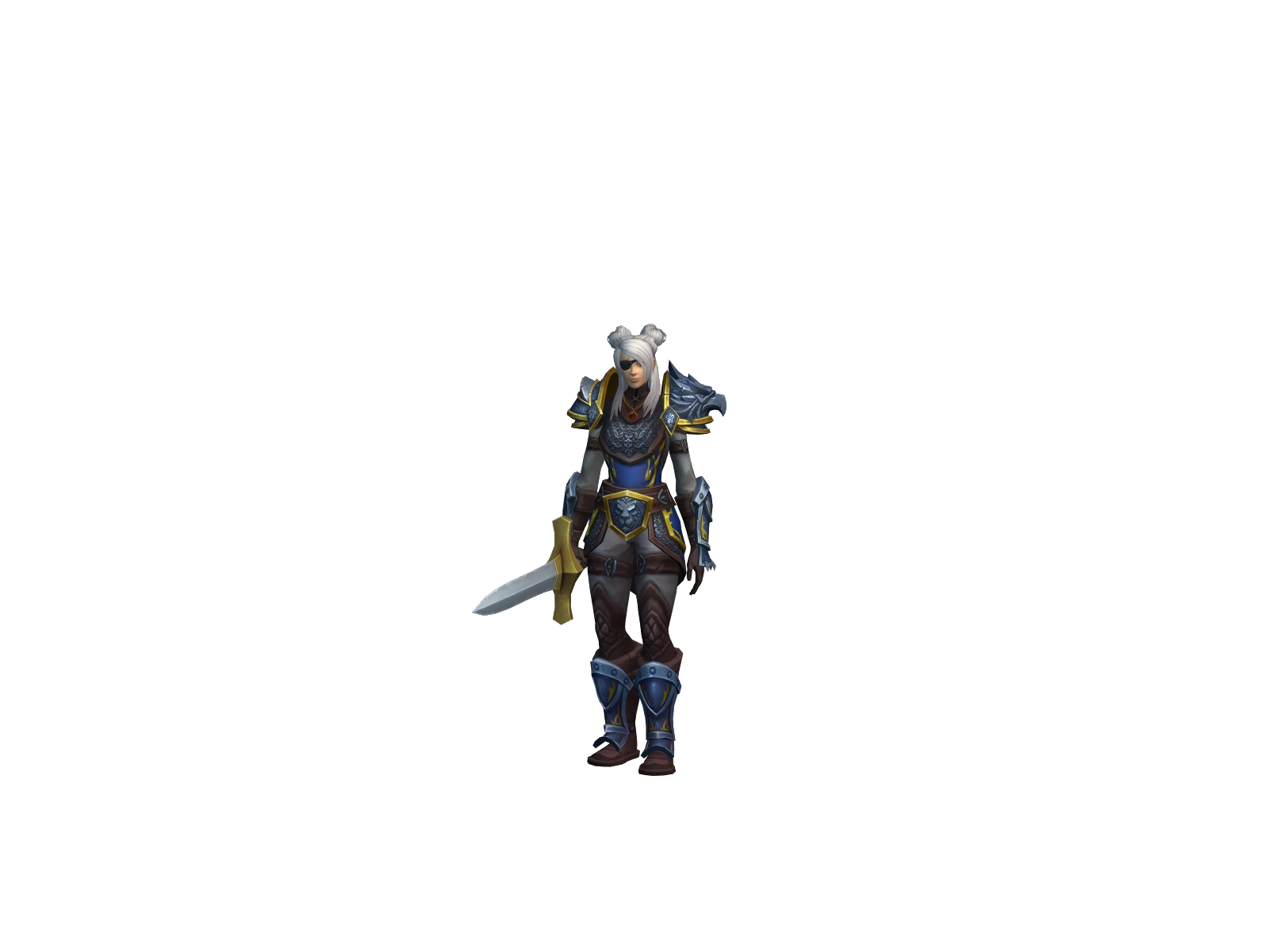 Zioniel 3D character render