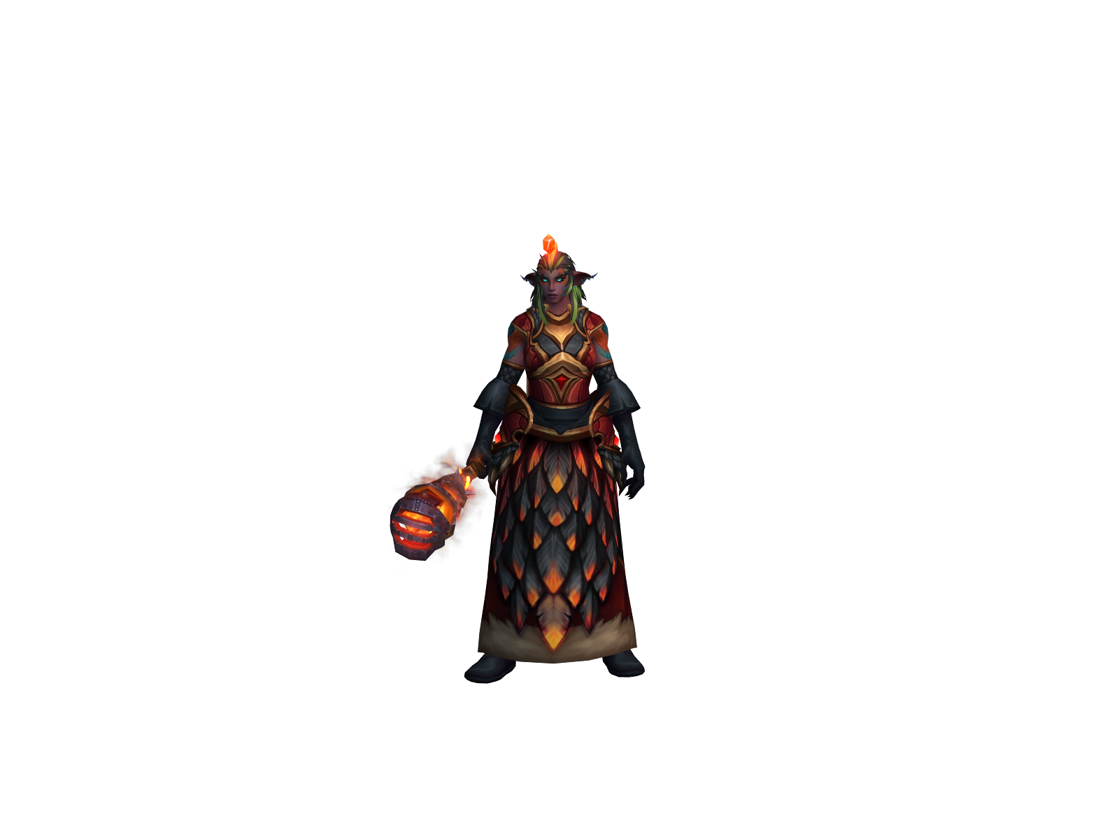 Hawthot 3D character render