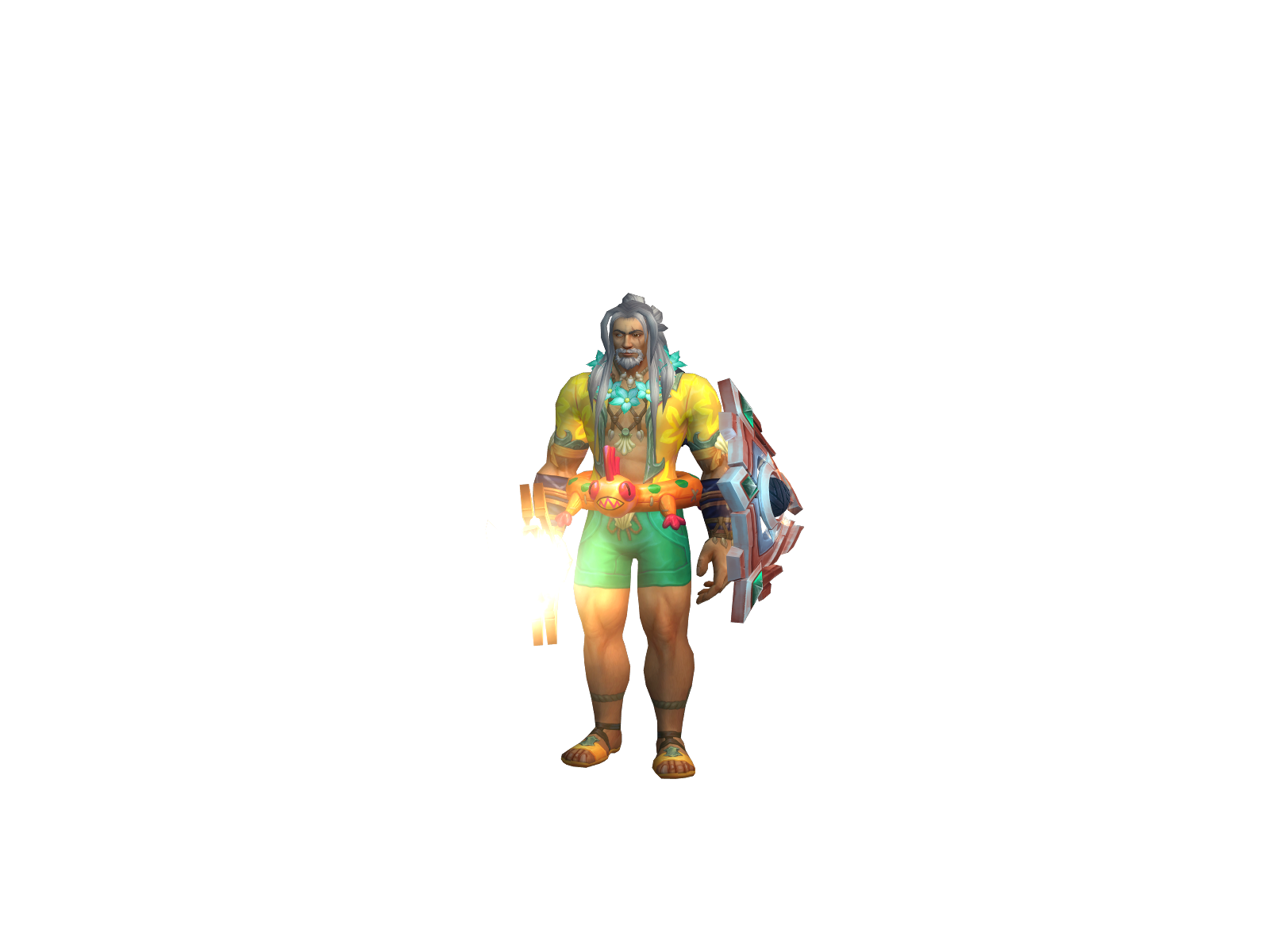 Yacè 3D character render