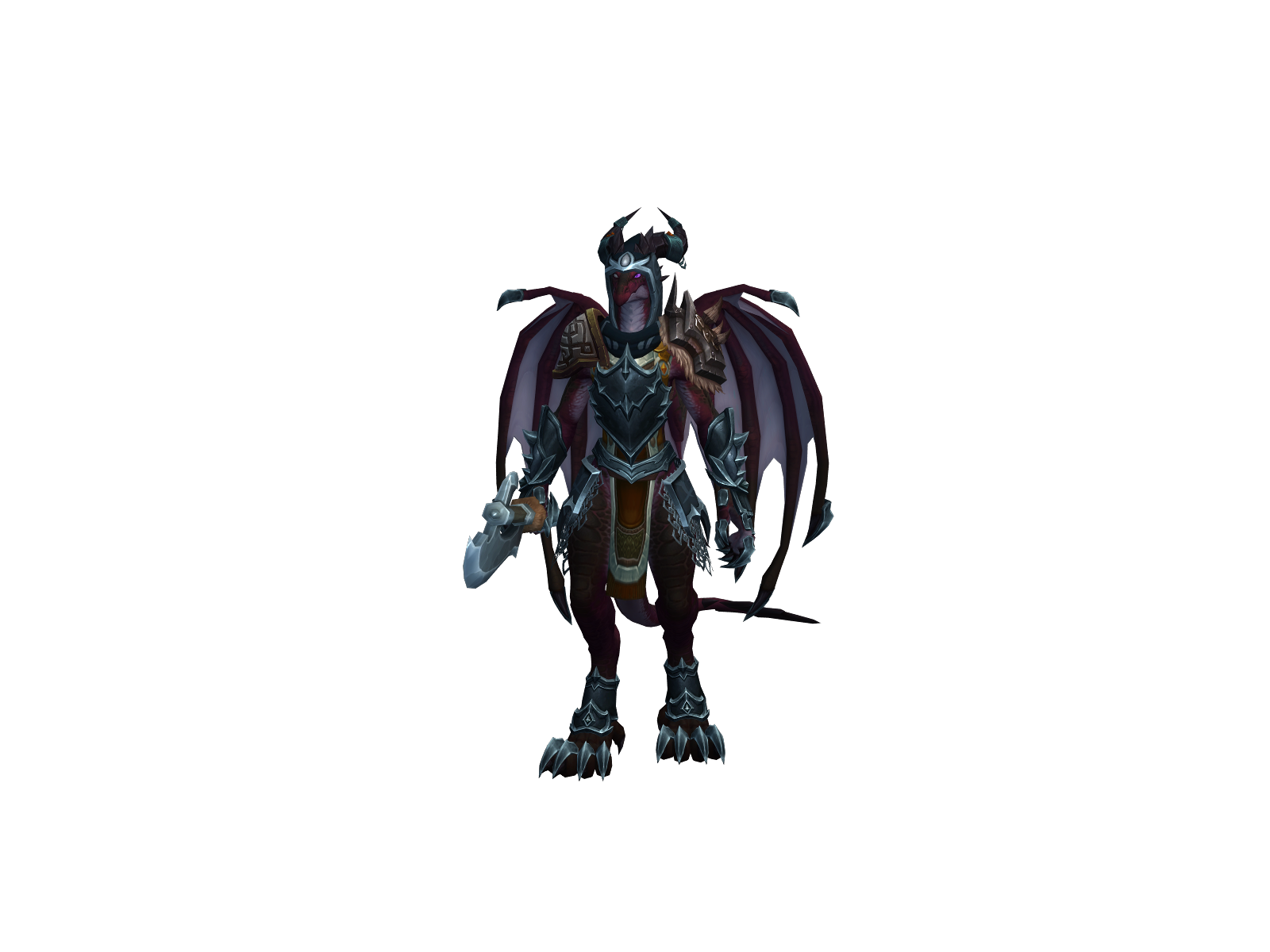 Serazarke 3D character render