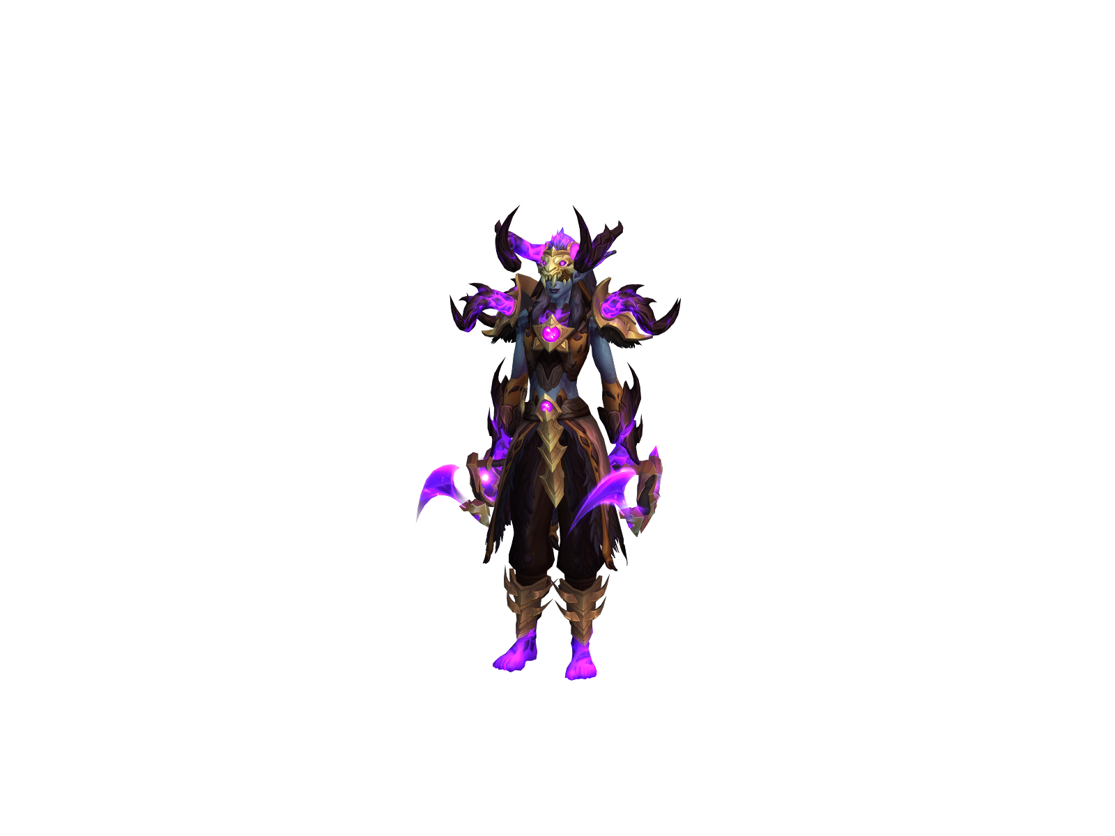 Illidaenerys 3D character render
