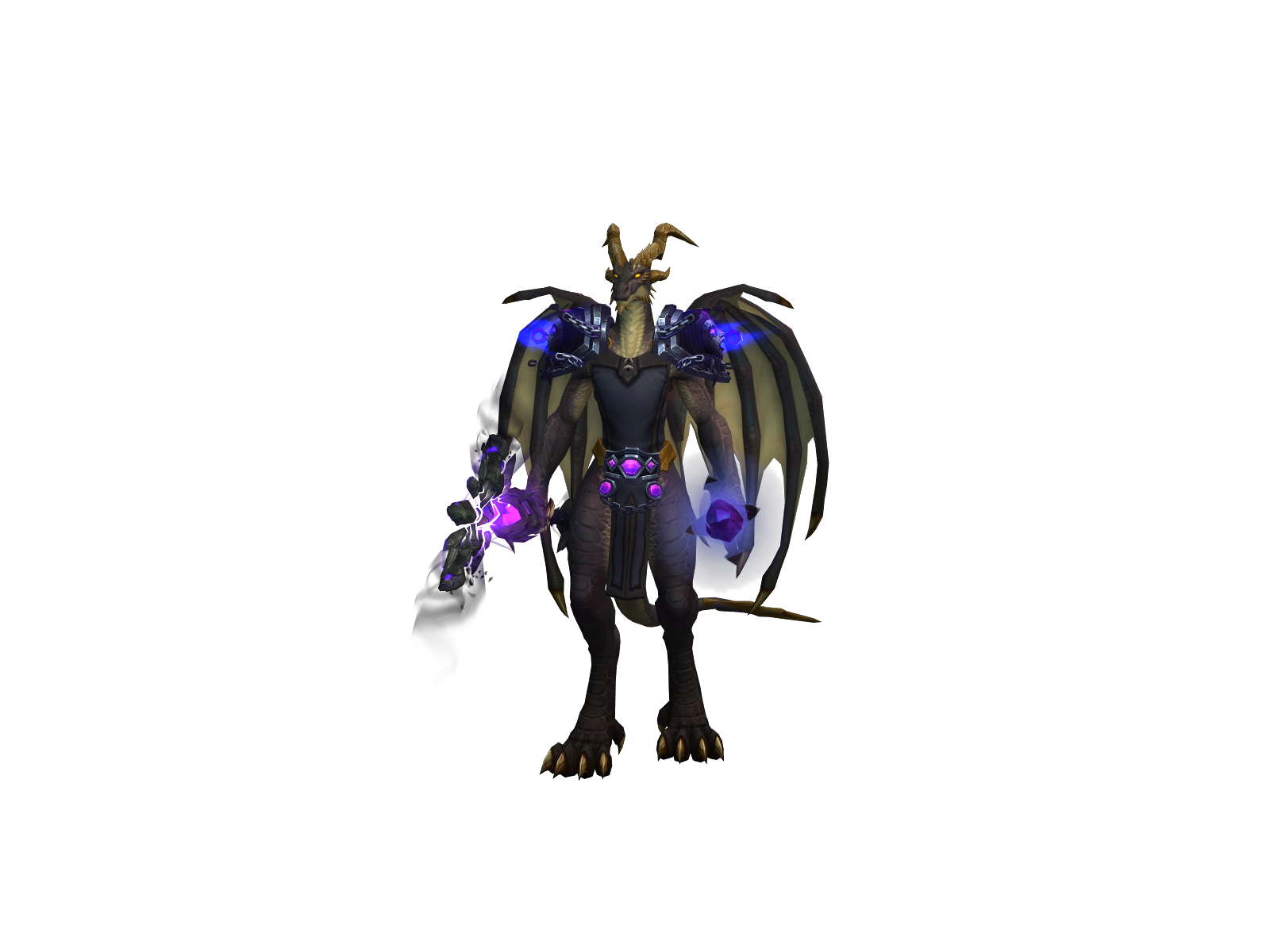 Uncolored 3D character render