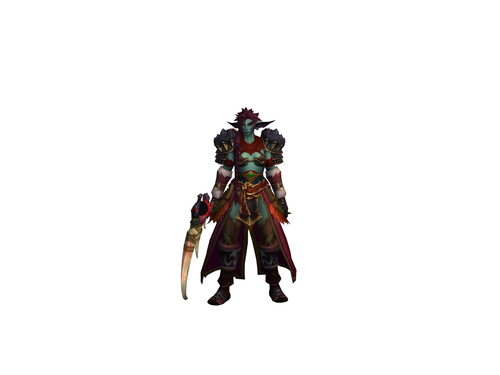 Marenar 3D character render