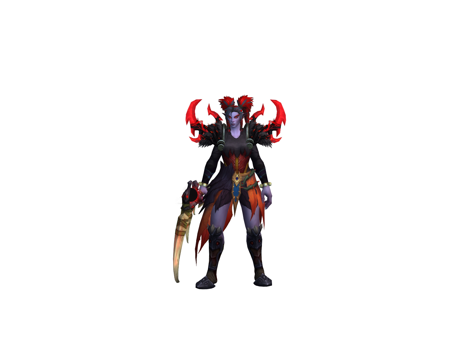 Araylda 3D character render