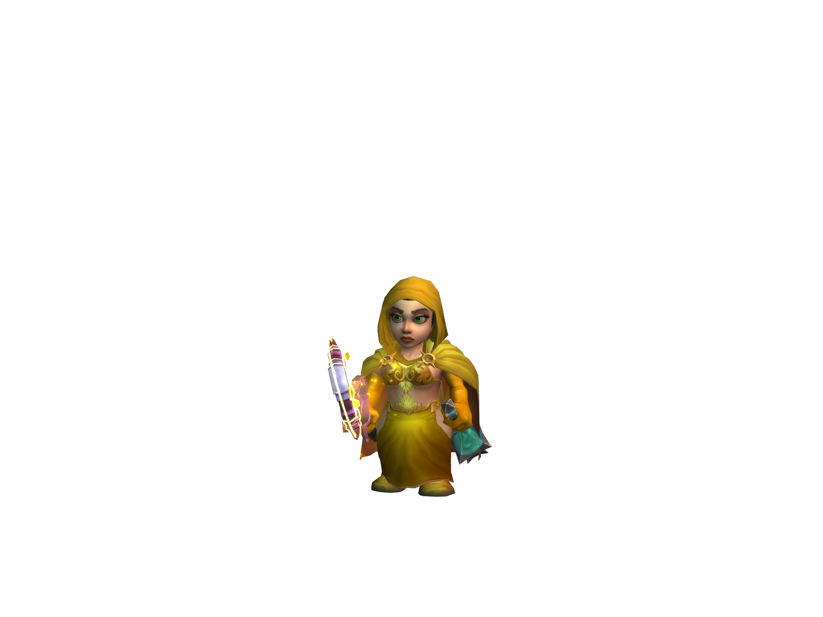 Endure 3D character render