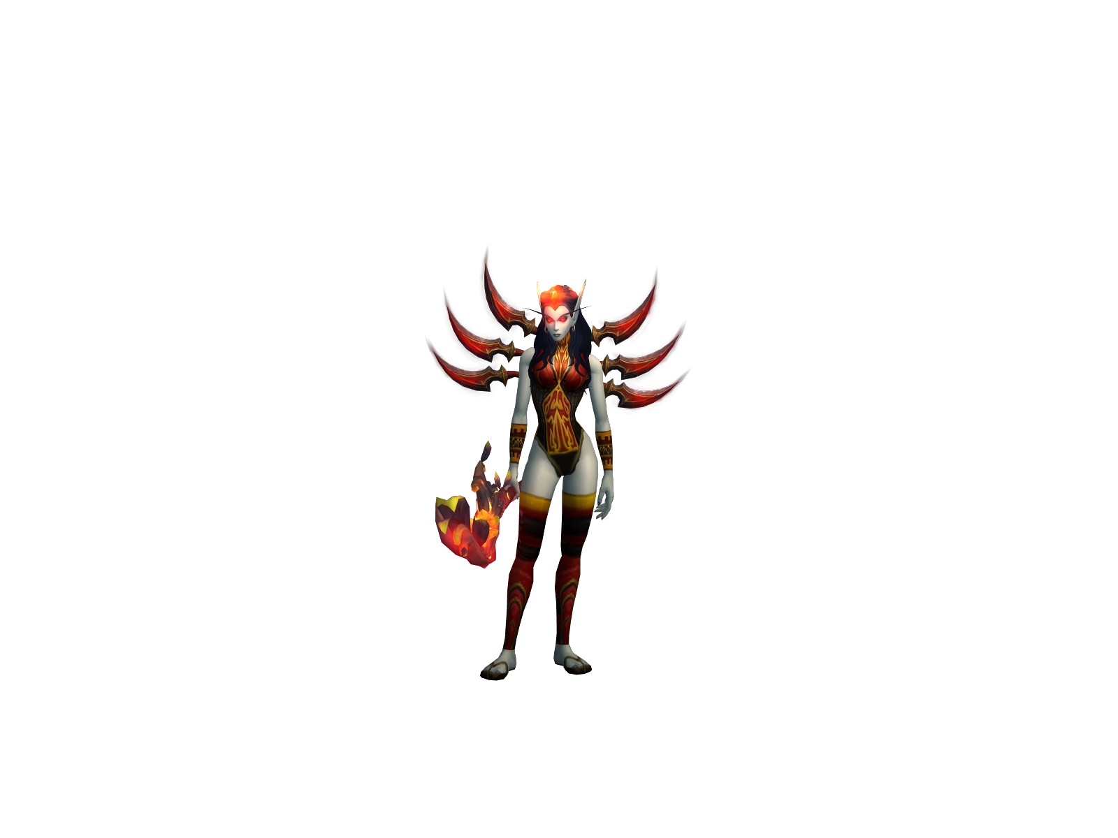 Sarahlin 3D character render