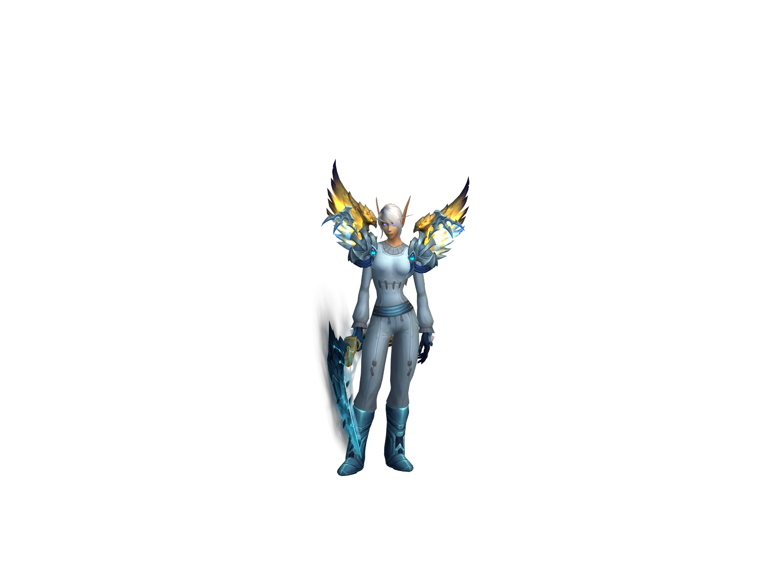 Efface 3D character render
