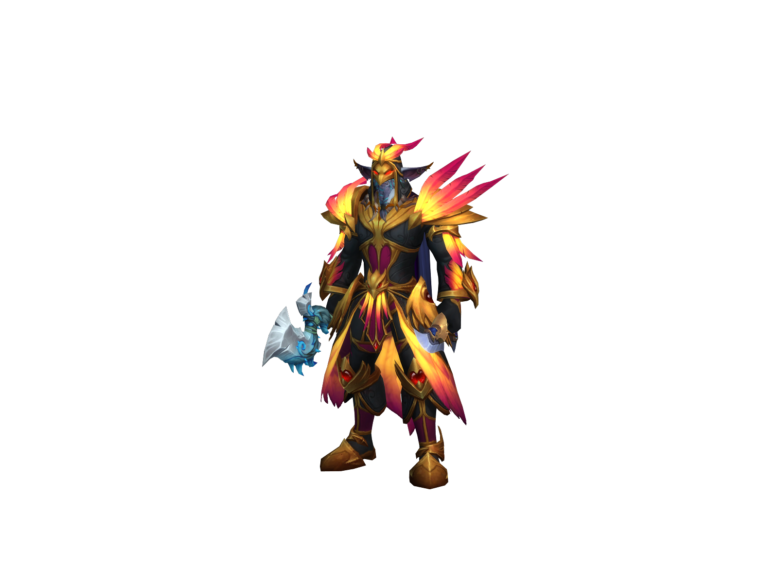 Wffles 3D character render