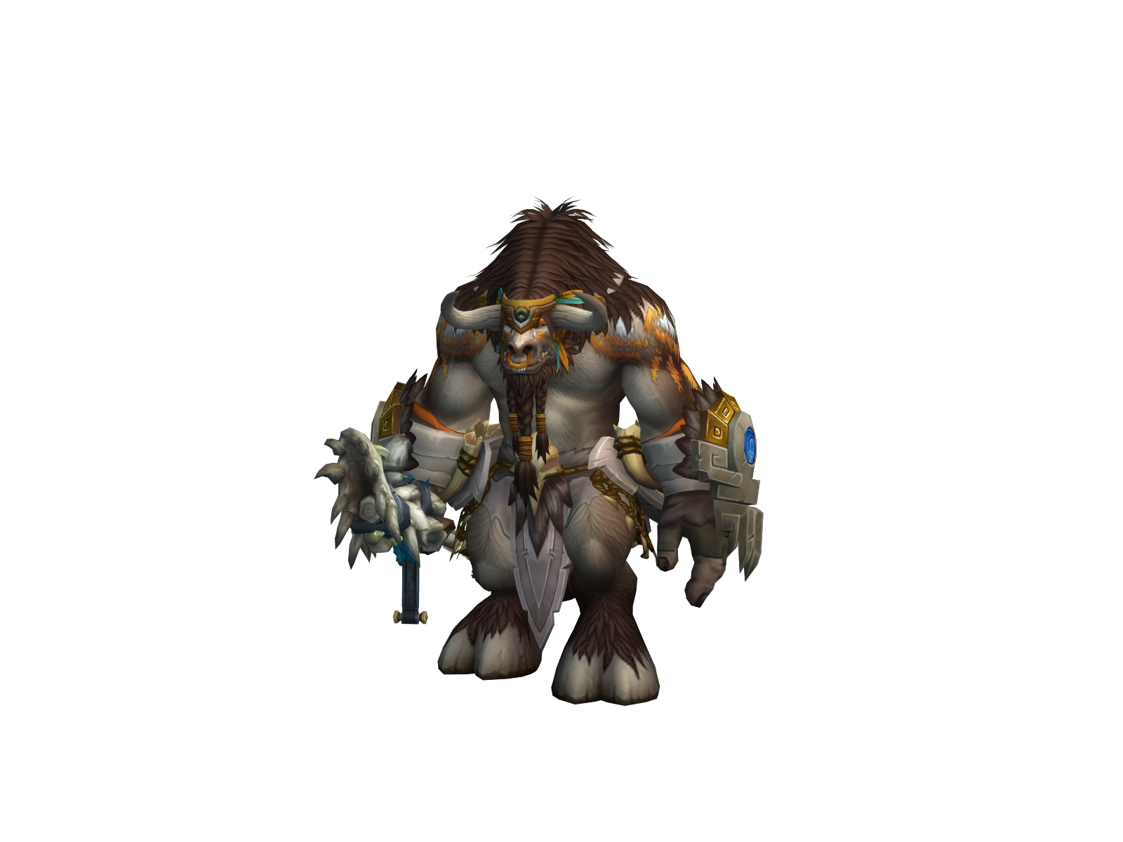 Tairona 3D character render