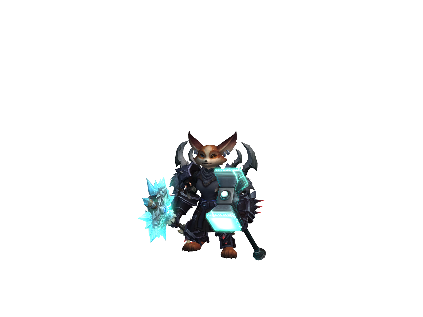 Fluffyrage 3D character render