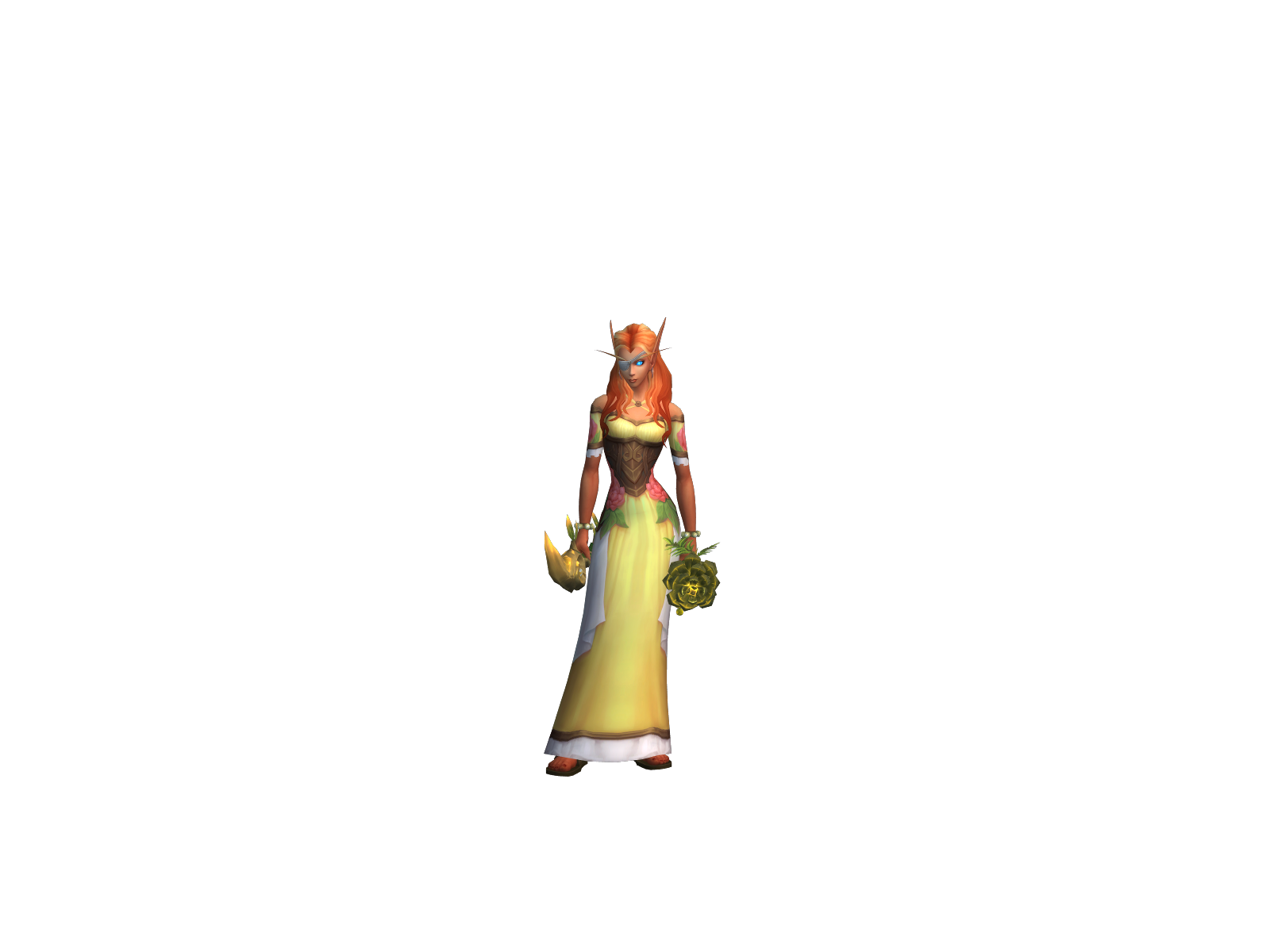 Joliefleur 3D character render