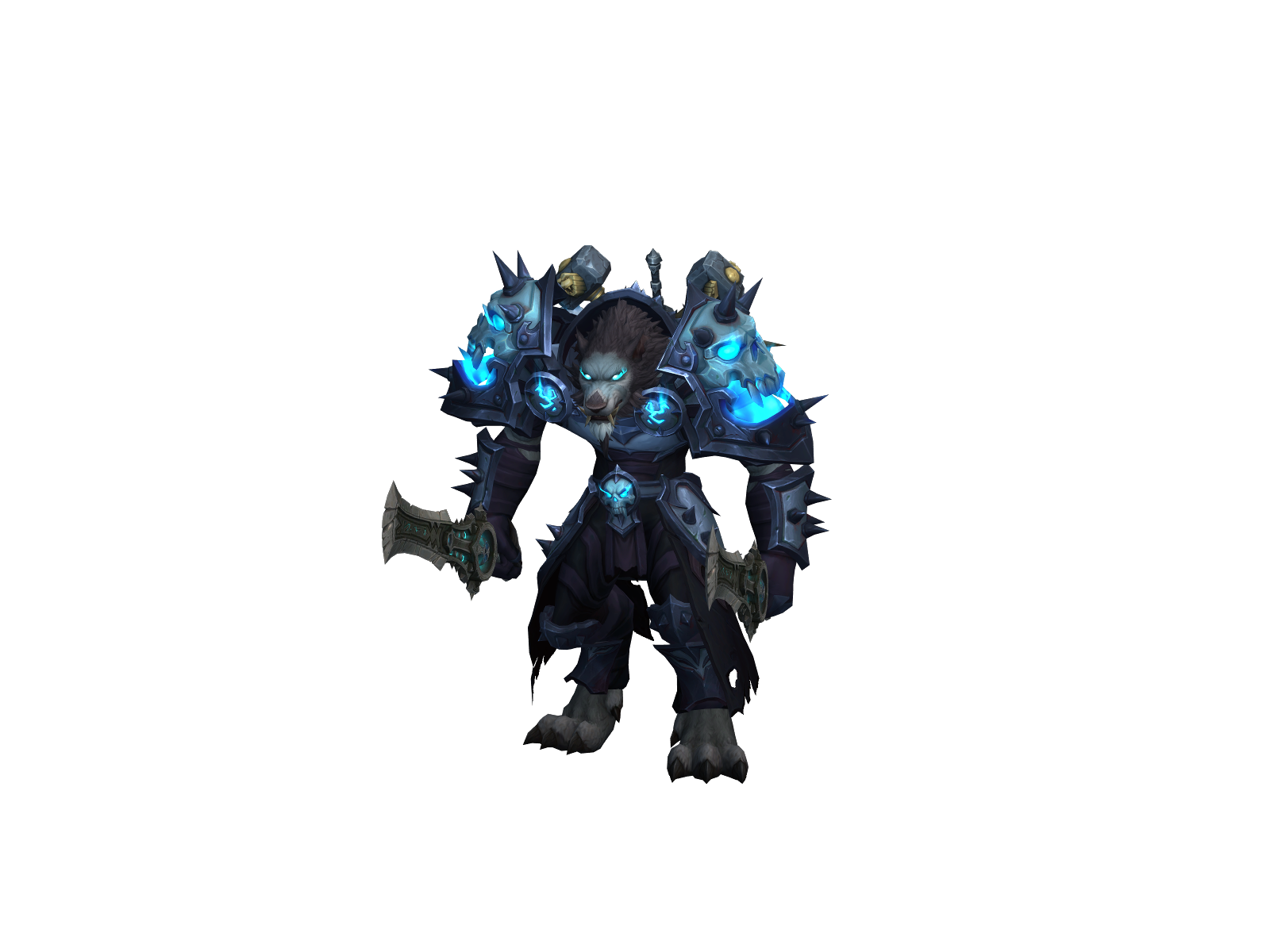 Hwolff 3D character render