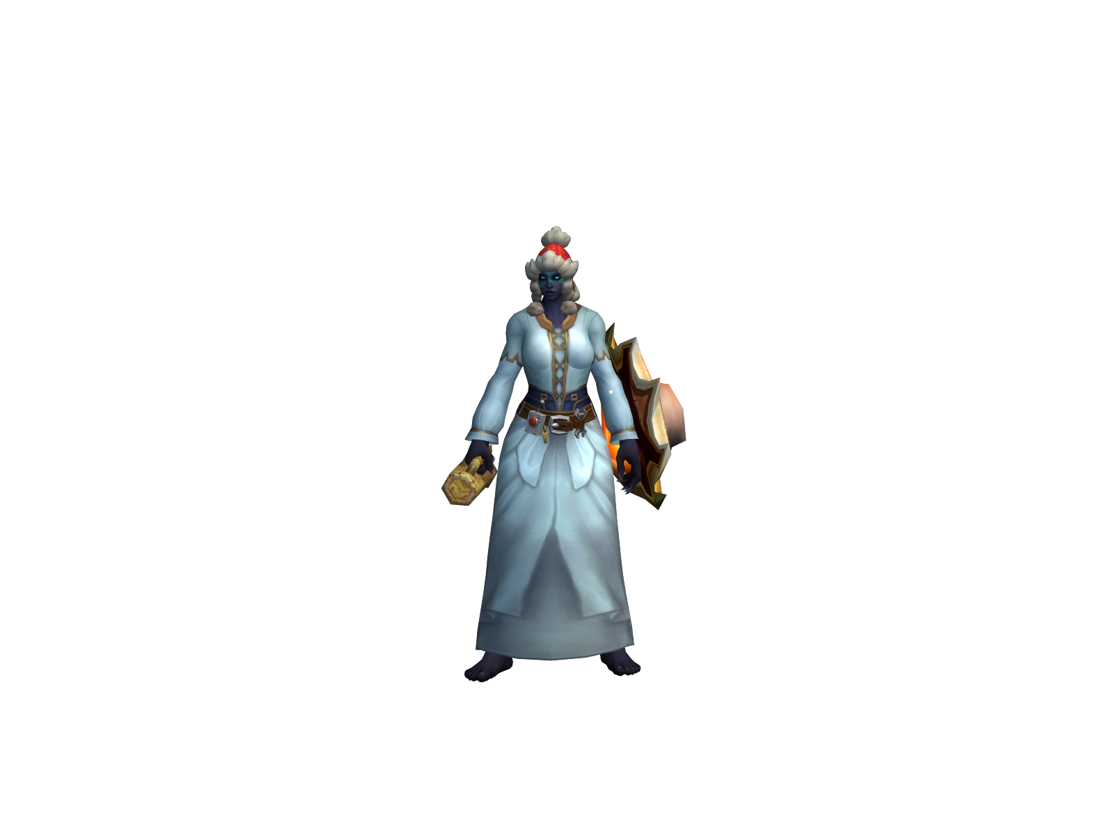 Waterwasted 3D character render