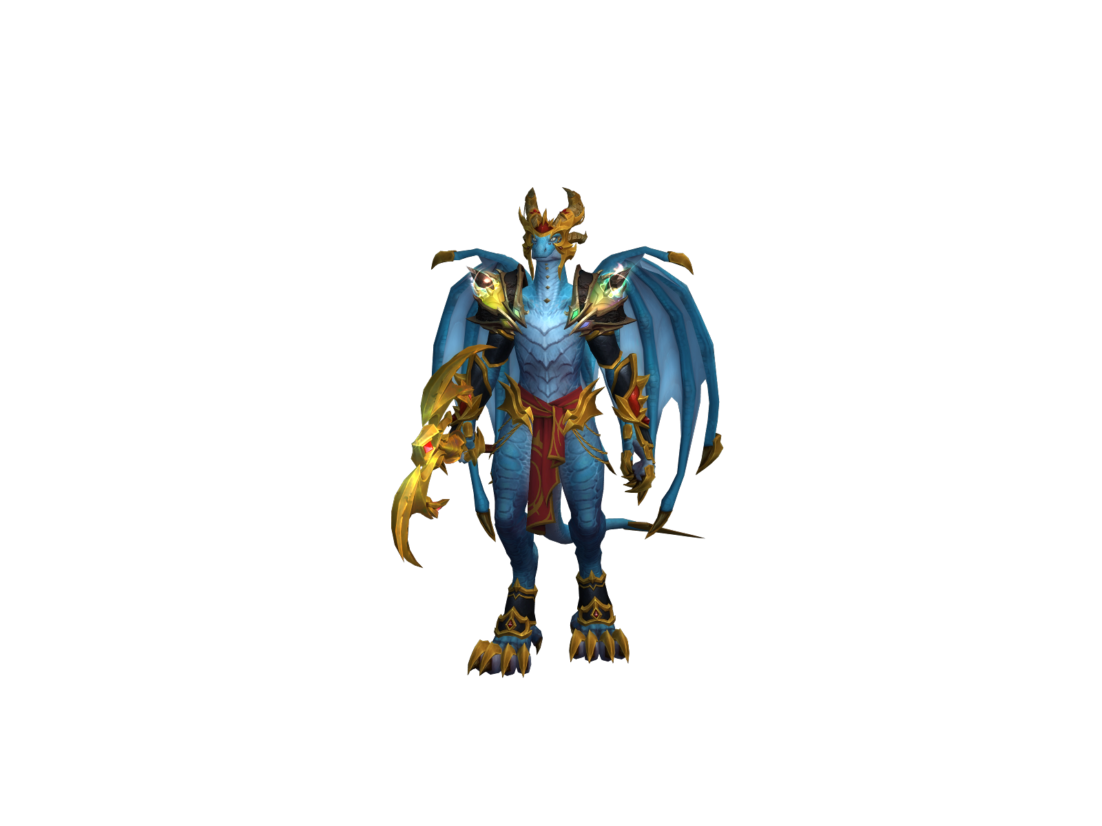 Azystra 3D character render