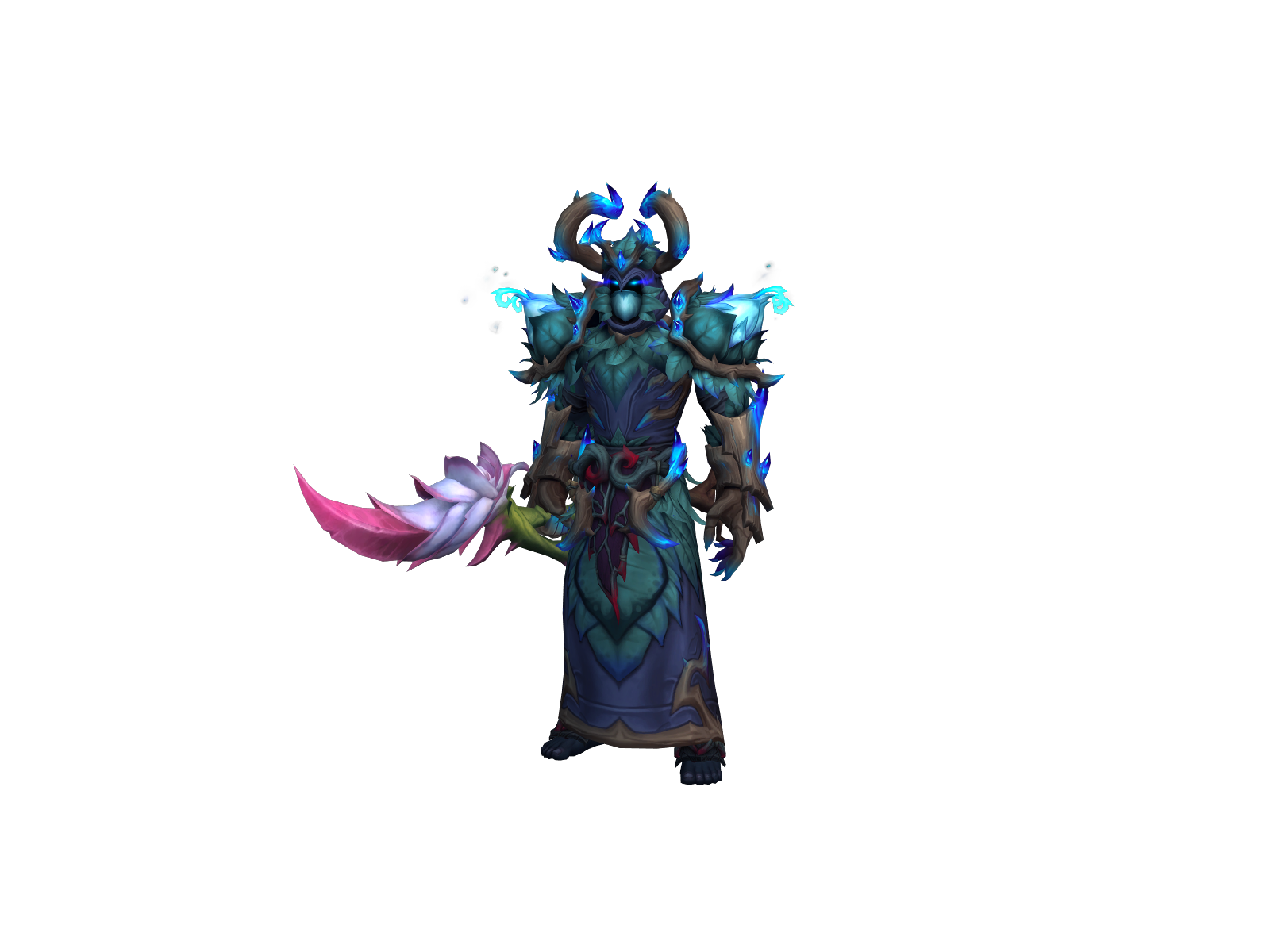 Plantbeard 3D character render