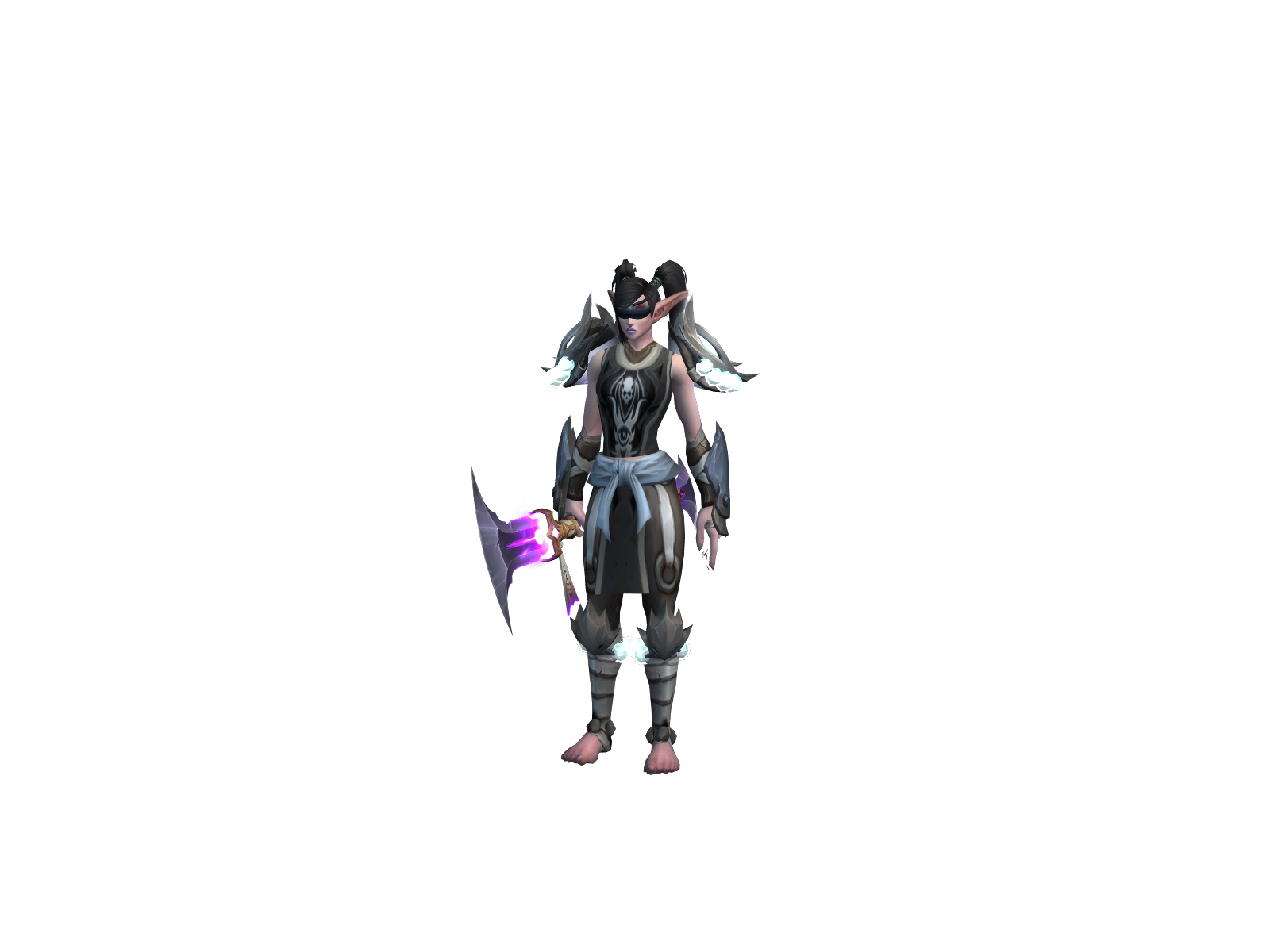 Hermes 3D character render