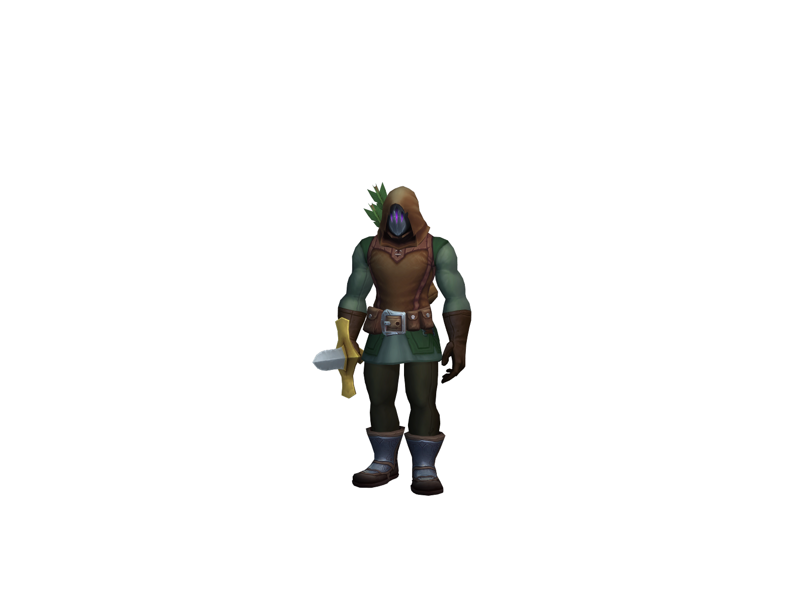 Ghoulslayer 3D character render