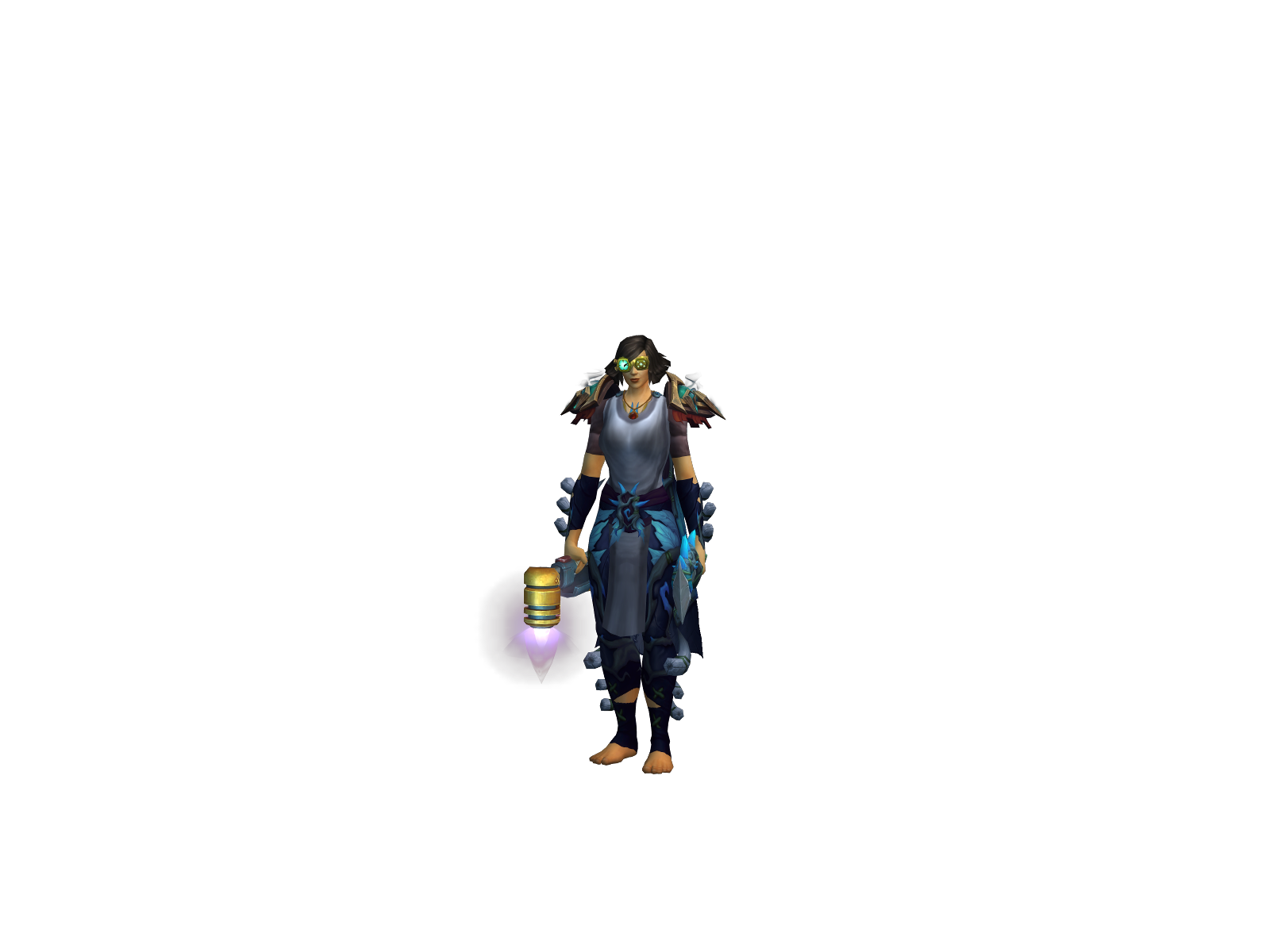 Kaeska 3D character render