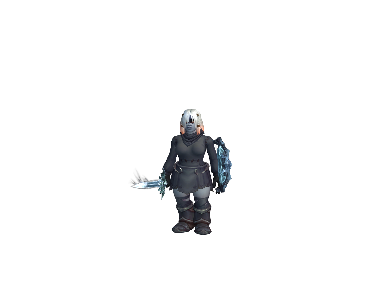 Emogirly 3D character render